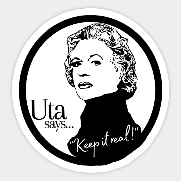 Uta Hagen says... Sticker by WearablePSA